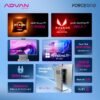 2 ADVAN Force One All-in-One PC AIO PC Ryzen 5 5500U 8256GB SSD 23.8 inch FHD IPS Upgradeable RAM Free Windows 11 Home Free Keyboard & Mouse Garansi Resmi 1 Tahun