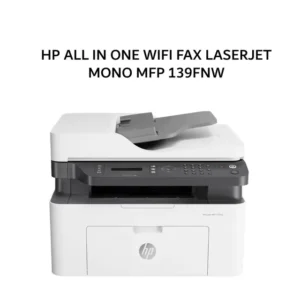 1 HP ALL IN ONE WIFI FAX LASERJET MONO MFP 139FNW 2Y